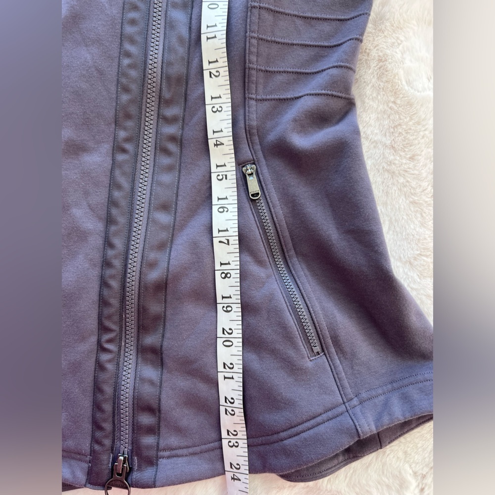 Athleta Women's Purple Moto Jacket Size Small - Picture 7 of 7